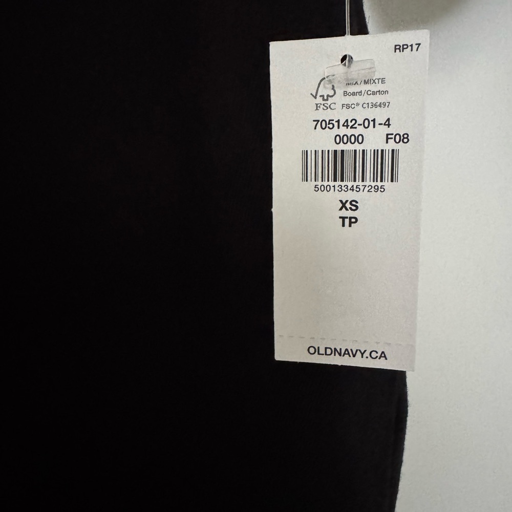 Old Navy Crew Neck Black T-Shirt Dress - Picture 3 of 5